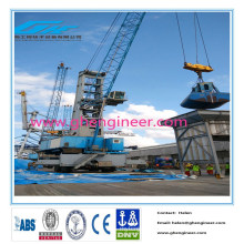 Gummi Tyred Hydraulic Straight JIB Marine Crane 10ton 20ton 25ton 50ton